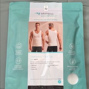 Marena Recovery Sleeveless Tank Top - White